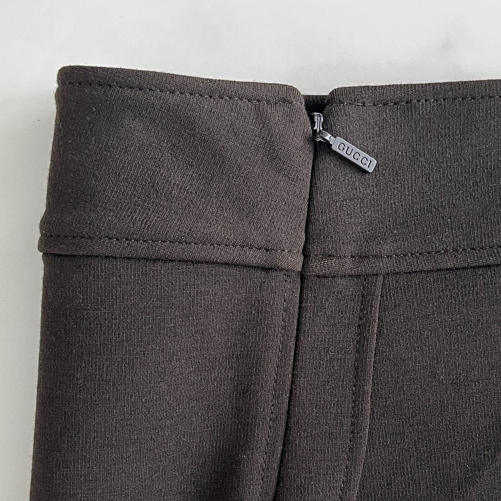 GUCCI Skirt. Gucci Pencil Skirt. Gucci Stretch Knit Side Zip. Wool. NWOT. - Picture 9 of 16